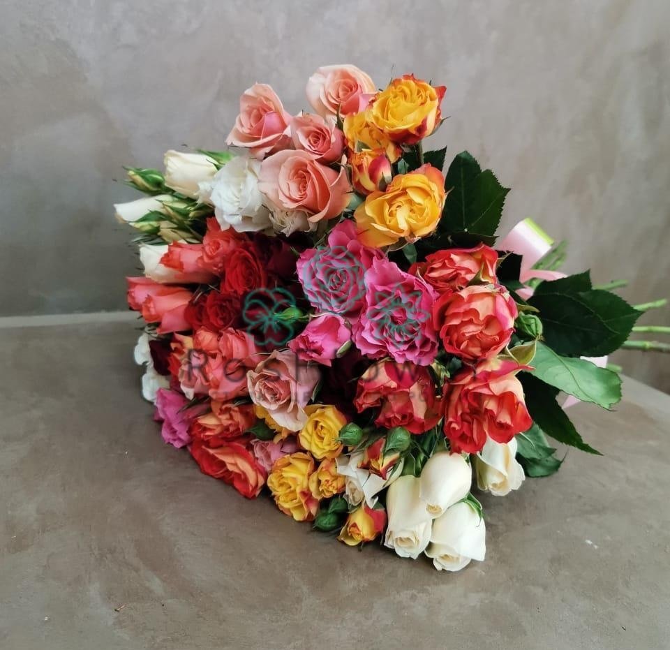 Букет цветов из: Розы в Старовеличковской