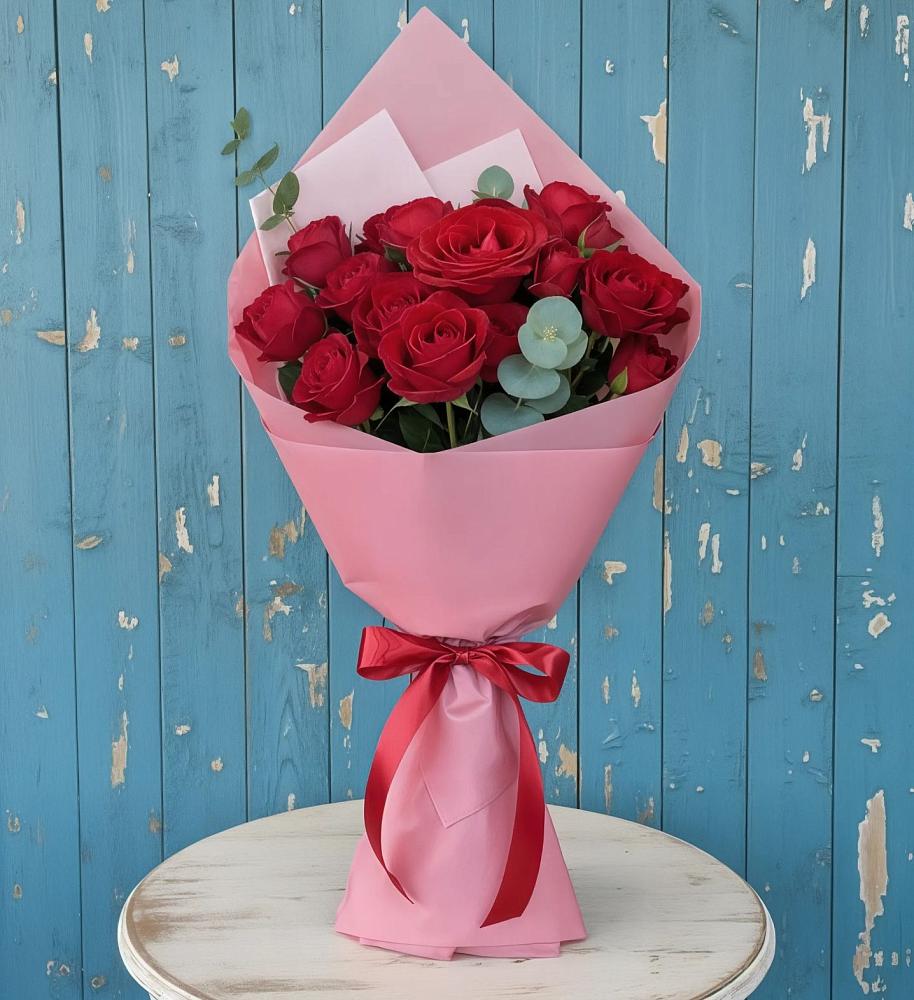 Букет цветов из: Розы в Старовеличковской