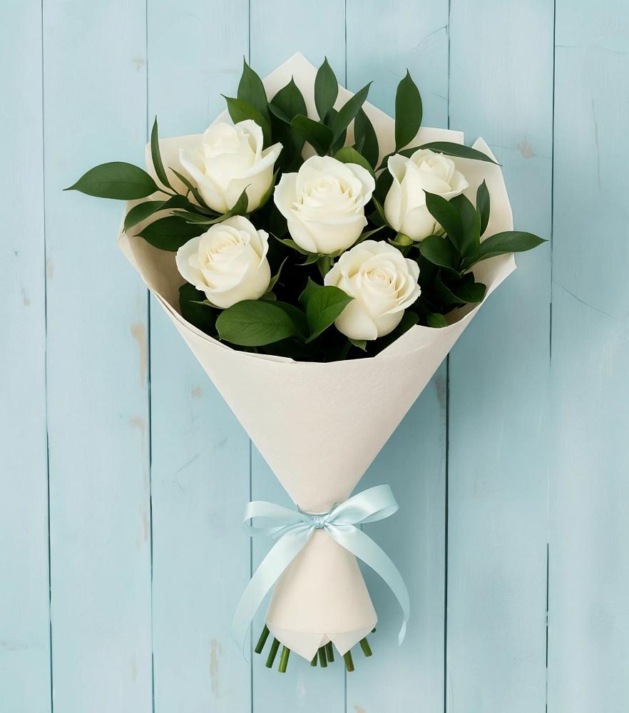 Букет цветов из: Розы в Старовеличковской