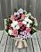 Букет цветов из: Альстромерии, Гвоздики, Розы и Хризантемы в Старовеличковской