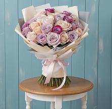Букет цветов из:  Розы в Старовеличковской