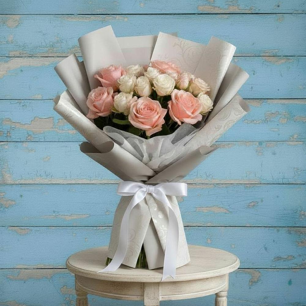 Букет цветов из: Розы в Старовеличковской