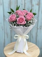 Букет цветов из:  Розы в Старовеличковской