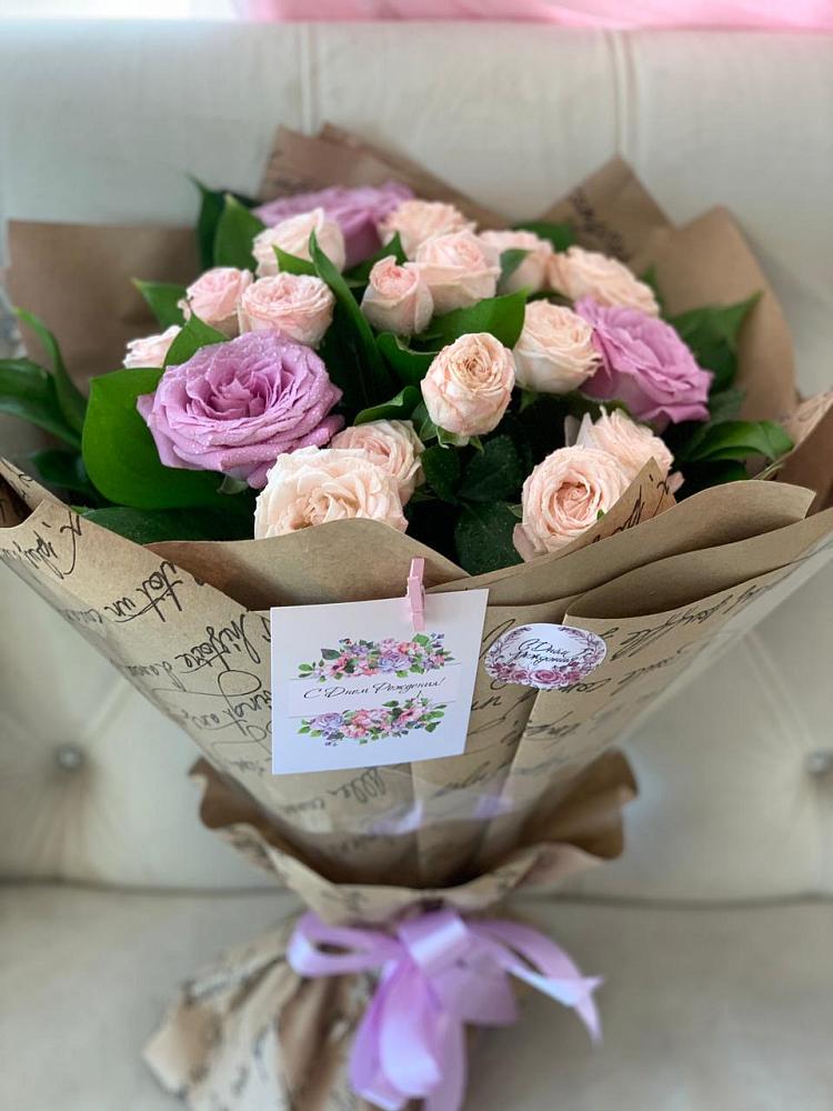 Букет цветов из: Розы в Старовеличковской