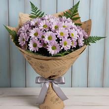 Букет цветов из:  Хризантемы в Старовеличковской
