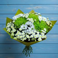 Букет цветов из:  Хризантемы в Старовеличковской