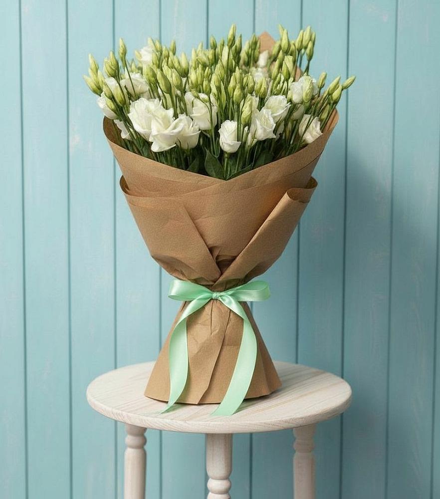 Букет цветов из: Лизиантусы в Старовеличковской