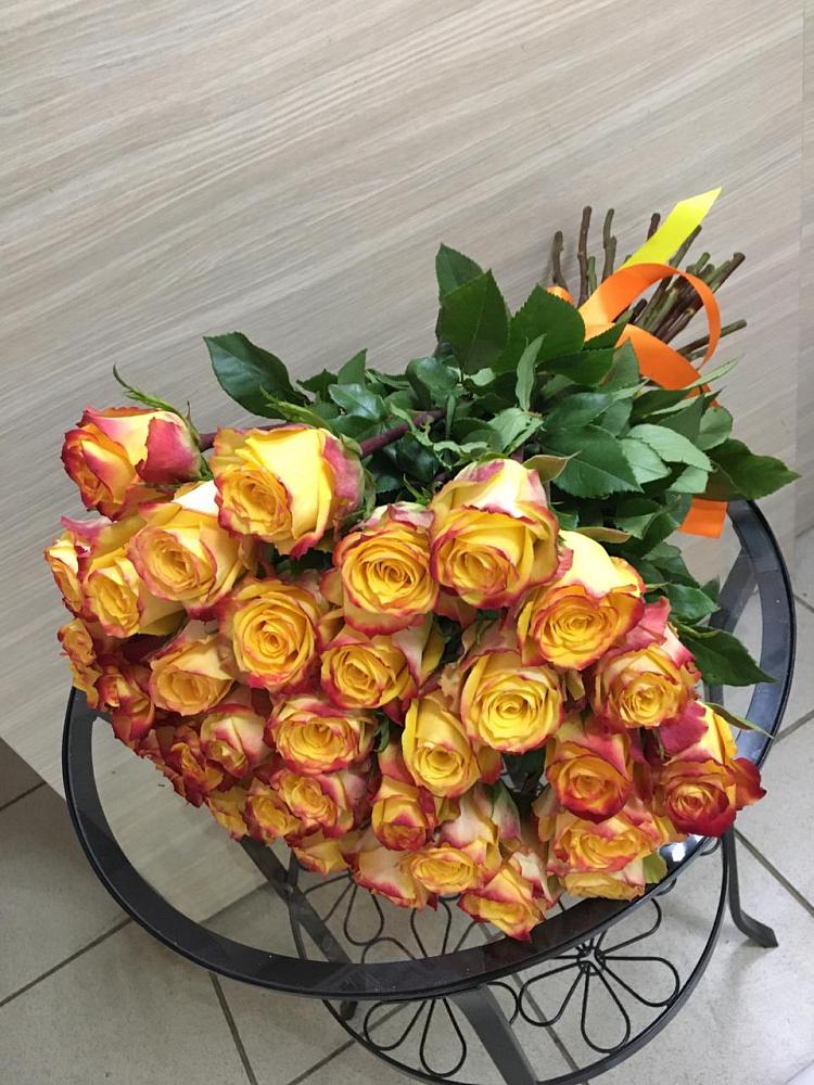 Букет Желтые розы в Старовеличковской