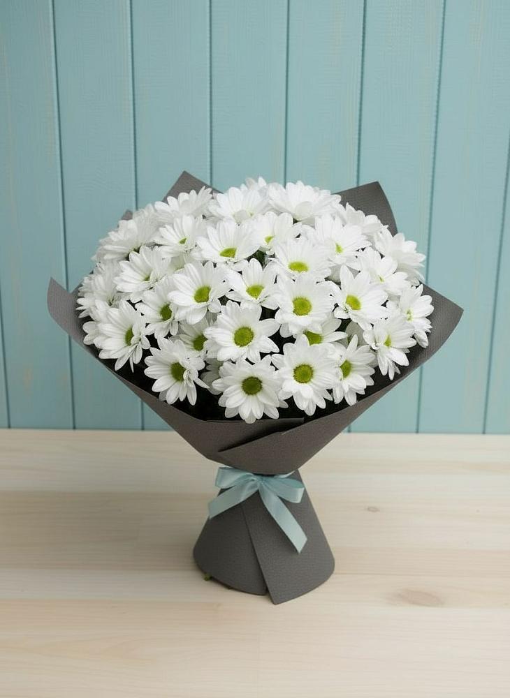 Букет цветов из: Хризантемы в Старовеличковской