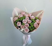Букет цветов из:  Розы и Хризантемы в Старовеличковской