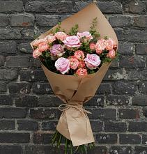 Букет цветов из:  Розы в Старовеличковской