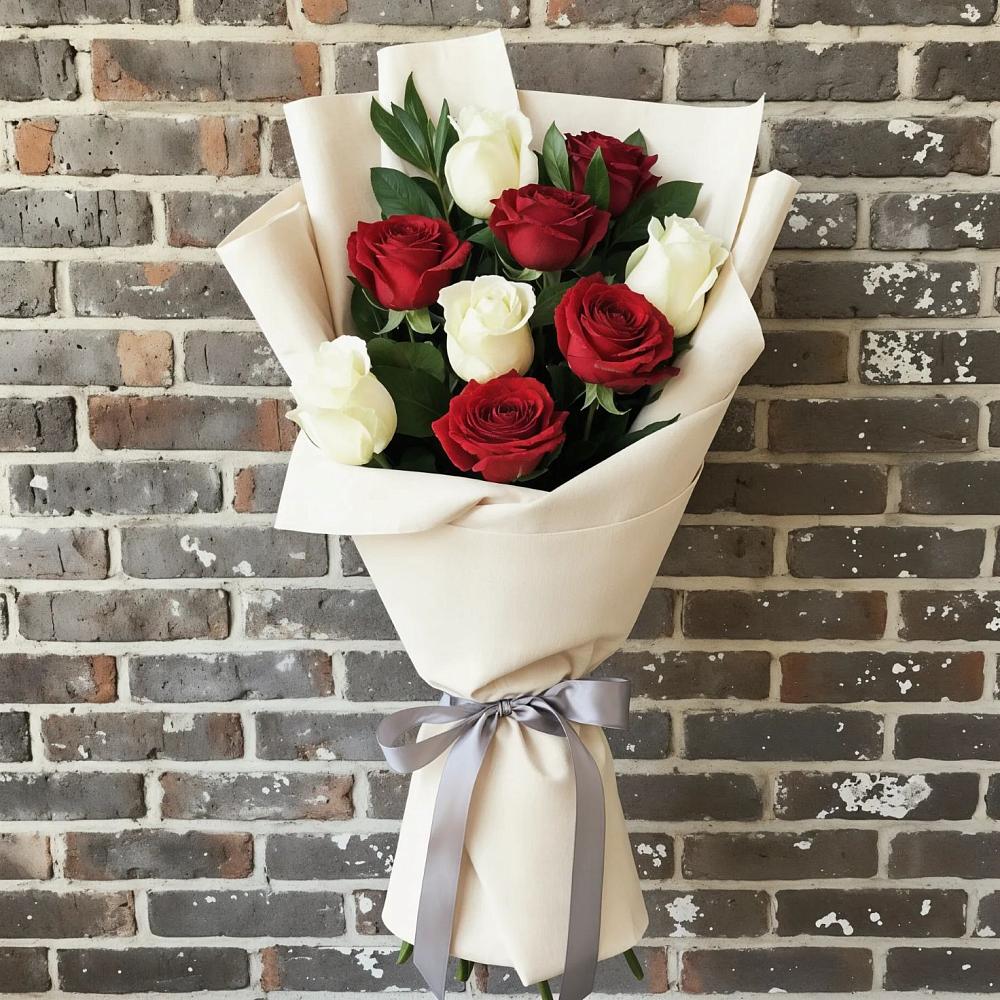 Букет цветов из: Розы в Старовеличковской