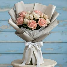 Букет цветов из:  Розы в Старовеличковской