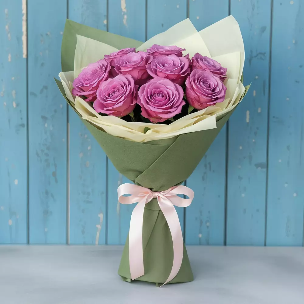 Букет Розы Фёрст Леди в Старовеличковской