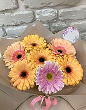 Букет цветов из:  Герберы #REPLACE_PRED# Старовеличковской