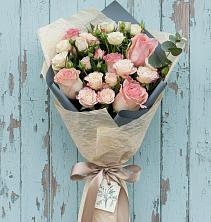 Букет цветов из:  Розы в Старовеличковской