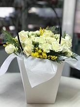 Цветочная композиция из Розы  в Старовеличковской