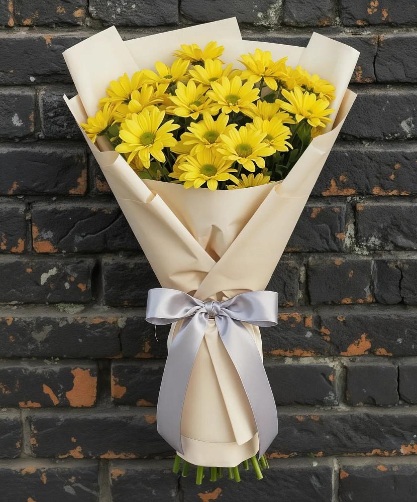 Букет цветов из: Хризантемы в Старовеличковской