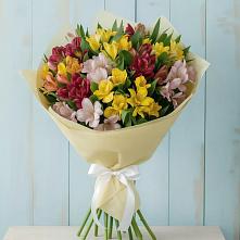 Букет цветов из:  Альстромерии в Старовеличковской