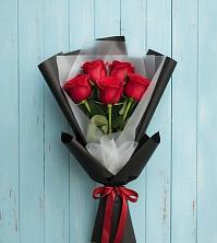 Букет цветов из:  Розы в Старовеличковской