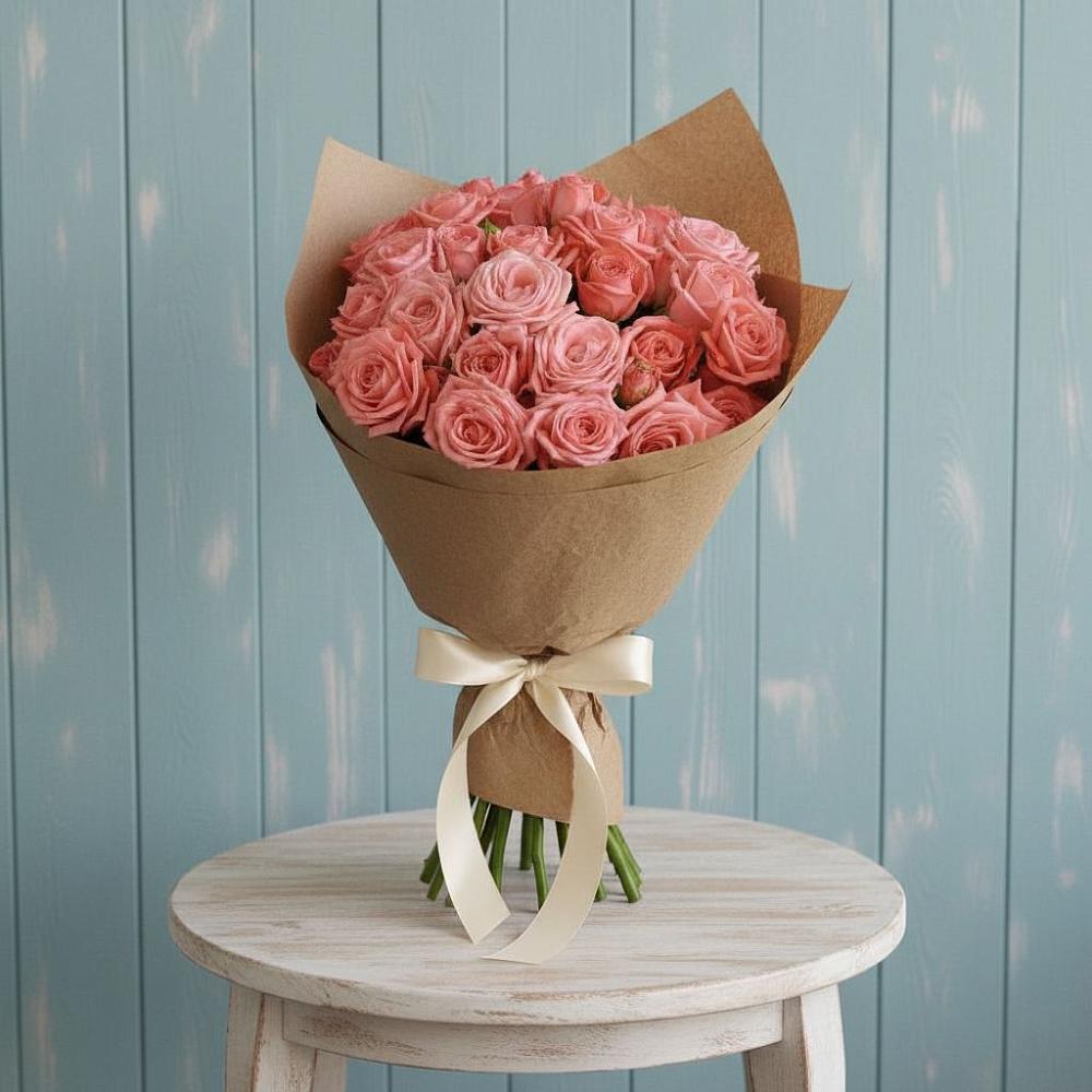 Букет цветов из: Розы в Старовеличковской