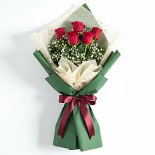 Букет цветов из:  Розы в Старовеличковской