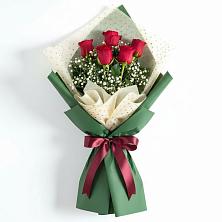 Букет цветов из:  Розы в Старовеличковской