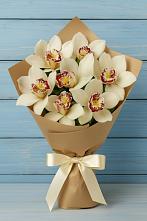 Букет цветов из:  Орхидеи и Розы в Старовеличковской